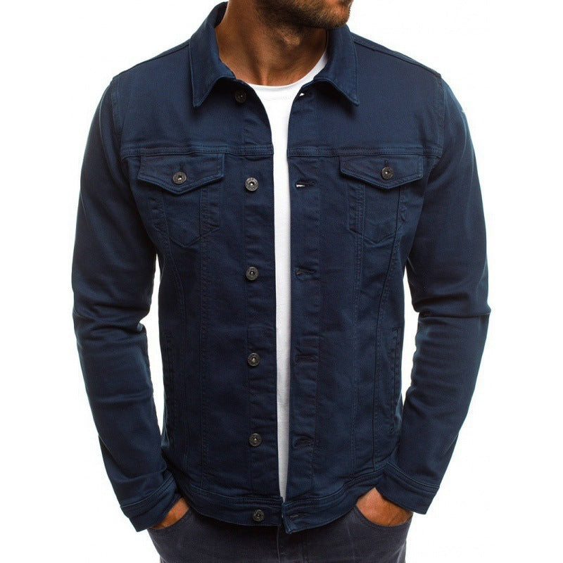 Giacca di jeans da uomo Ethan – Stile classico e moderno in denim di alta qualità con tasche