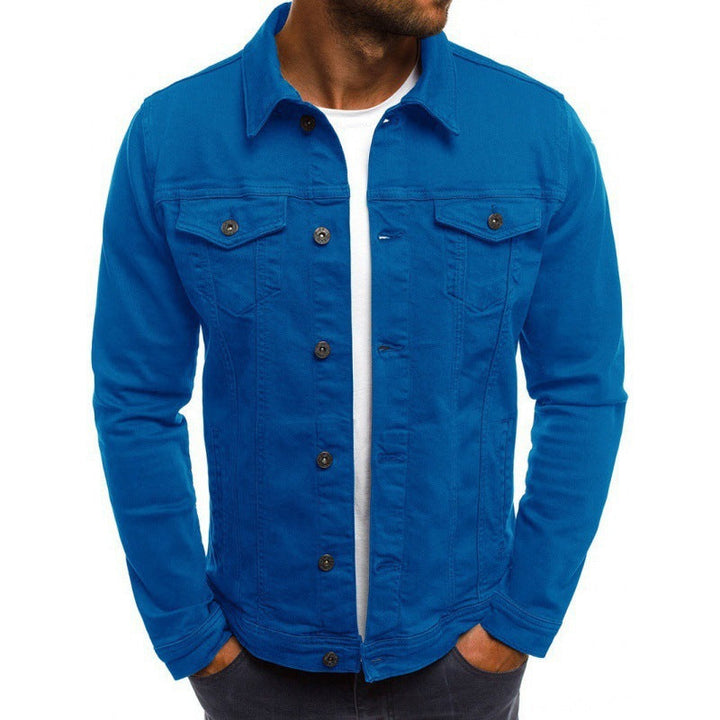 Giacca di jeans da uomo Ethan – Stile classico e moderno in denim di alta qualità con tasche