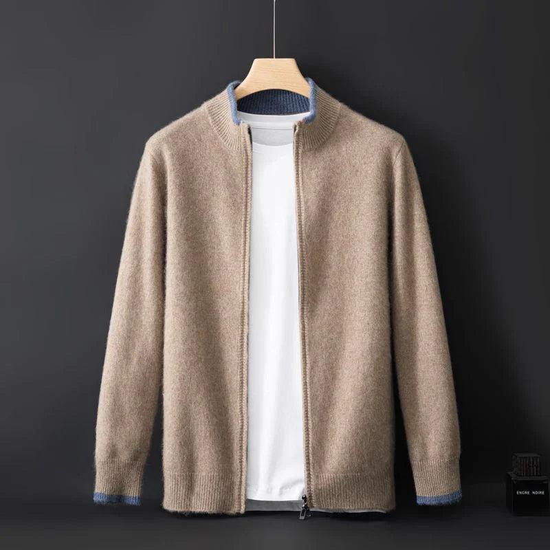 Chaqueta Riku de cachemira con cremallera