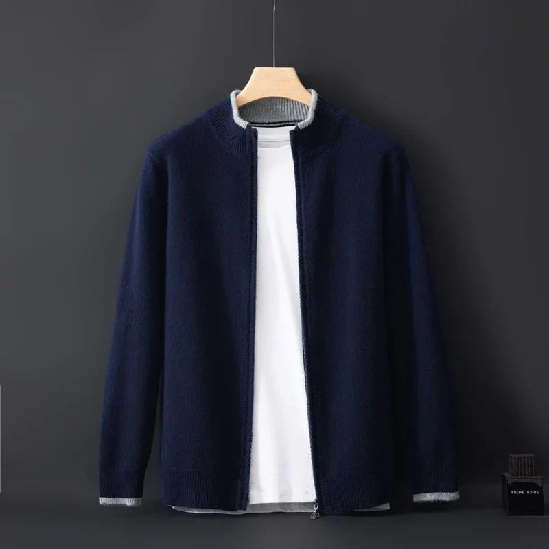 Chaqueta Riku de cachemira con cremallera