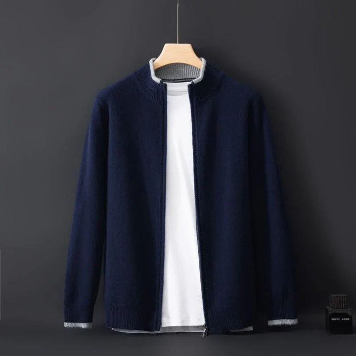 Chaqueta Riku de cachemira con cremallera