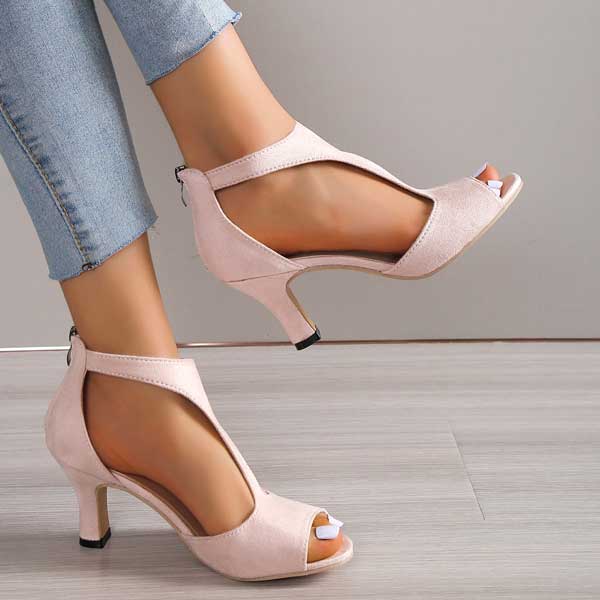 Riley | Comfortable Cushioned Heeled Sandals