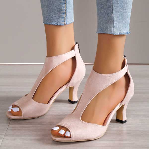 Riley | Comfortable Cushioned Heeled Sandals