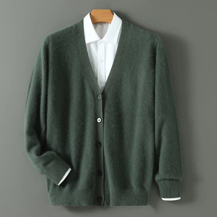 Cardigan da uomo in cashmere Renard