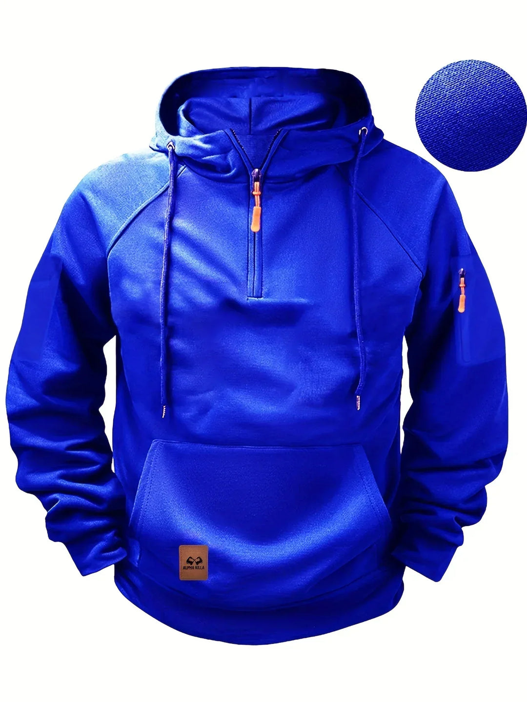 Sweat à capuche zippé pour homme
