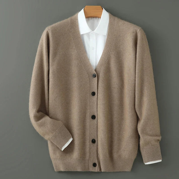 Cardigan da uomo in cashmere Renard