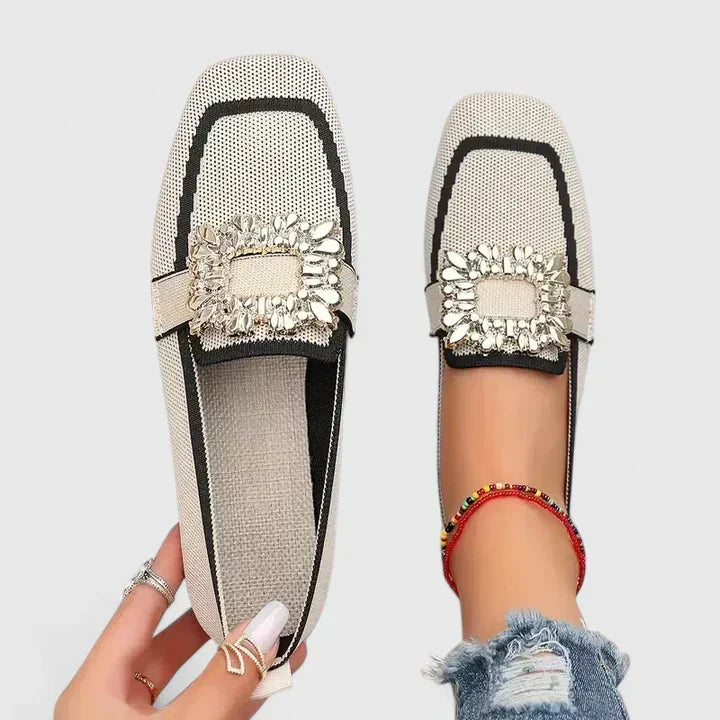 Mocassins rembourrés Maylora pour femme avec semelle intérieure moelleuse