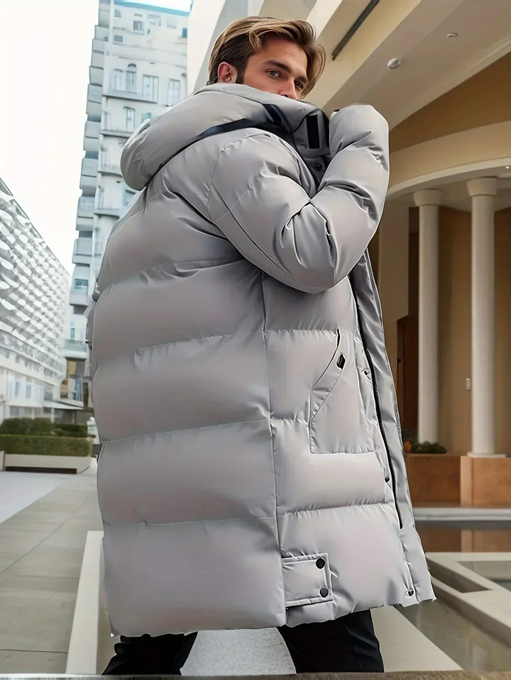 Long manteau d’hiver pour homme | Design classique