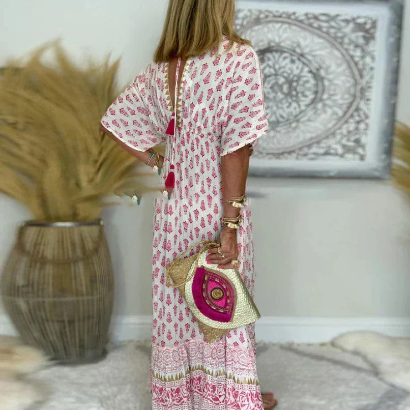 Γυναικείο φόρεμα | Μάξι με boho μοτίβο
