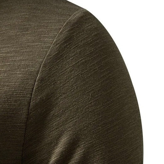 Chemise Henley classique à manches longues Dixon pour homme