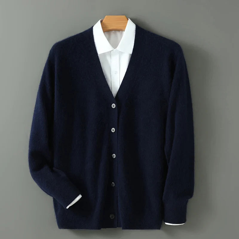 Cardigan da uomo in cashmere Renard