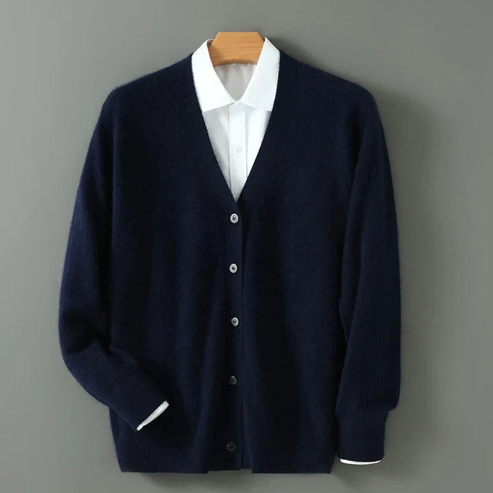 Cardigan da uomo in cashmere Renard