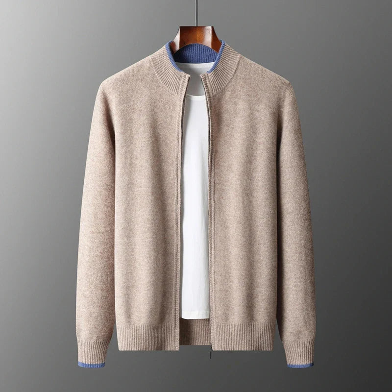 Chaqueta Riku de cachemira con cremallera