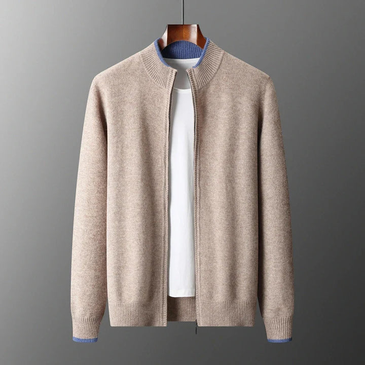 Chaqueta Riku de cachemira con cremallera