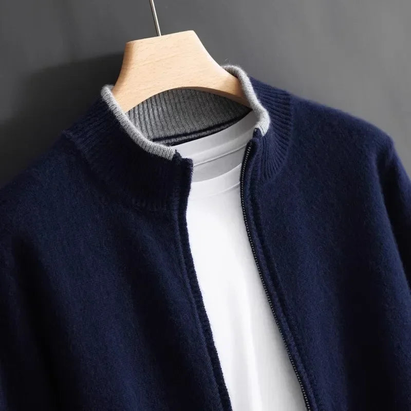 Chaqueta Riku de cachemira con cremallera