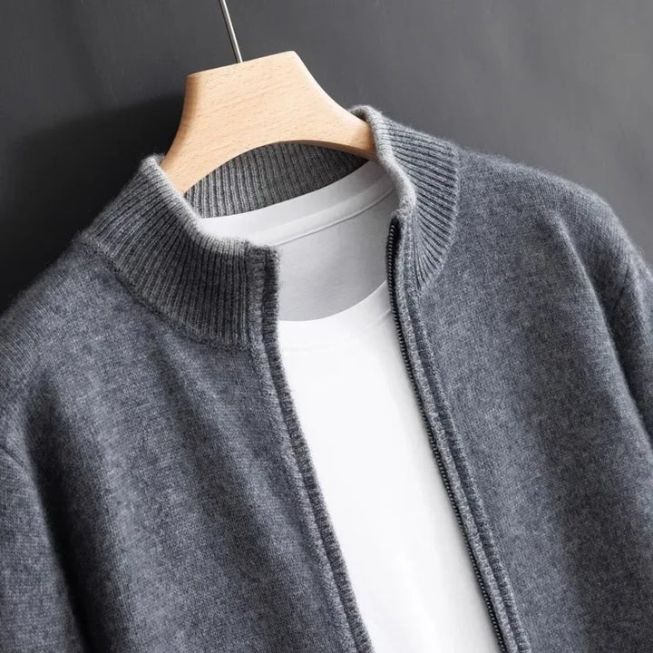 Chaqueta Riku de cachemira con cremallera