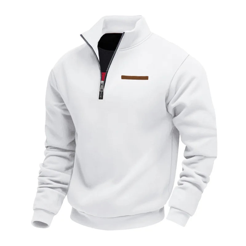 Sudadera de forro polar informal para hombre