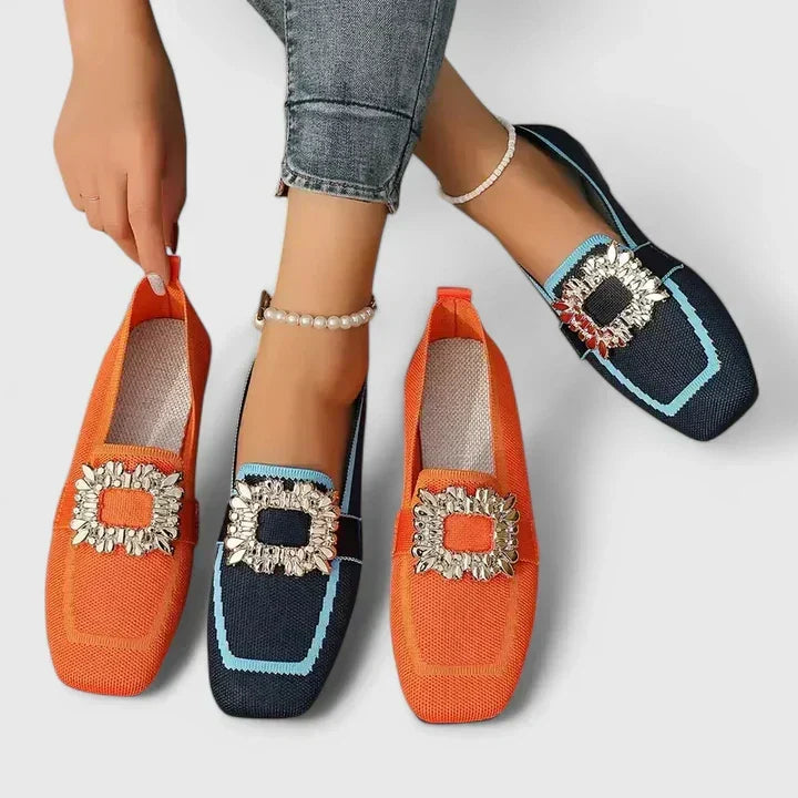 Mocassins rembourrés Maylora pour femme avec semelle intérieure moelleuse