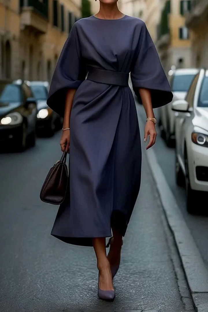 Eliza - Belted Maxi Dress
