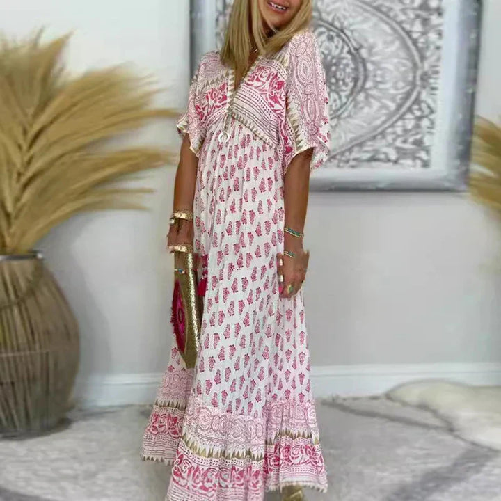 Γυναικείο φόρεμα | Μάξι με boho μοτίβο
