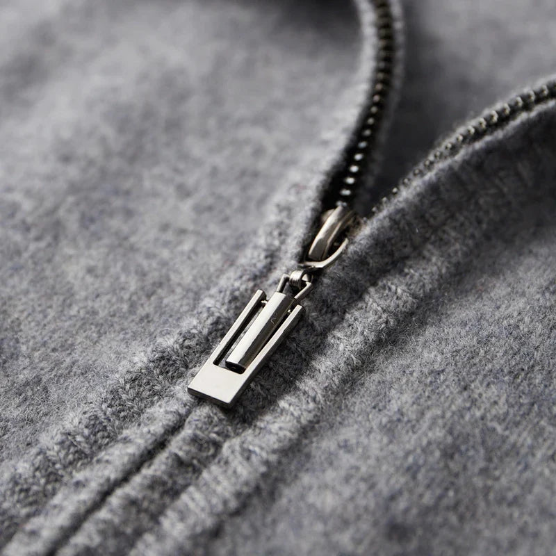 Chaqueta Riku de cachemira con cremallera