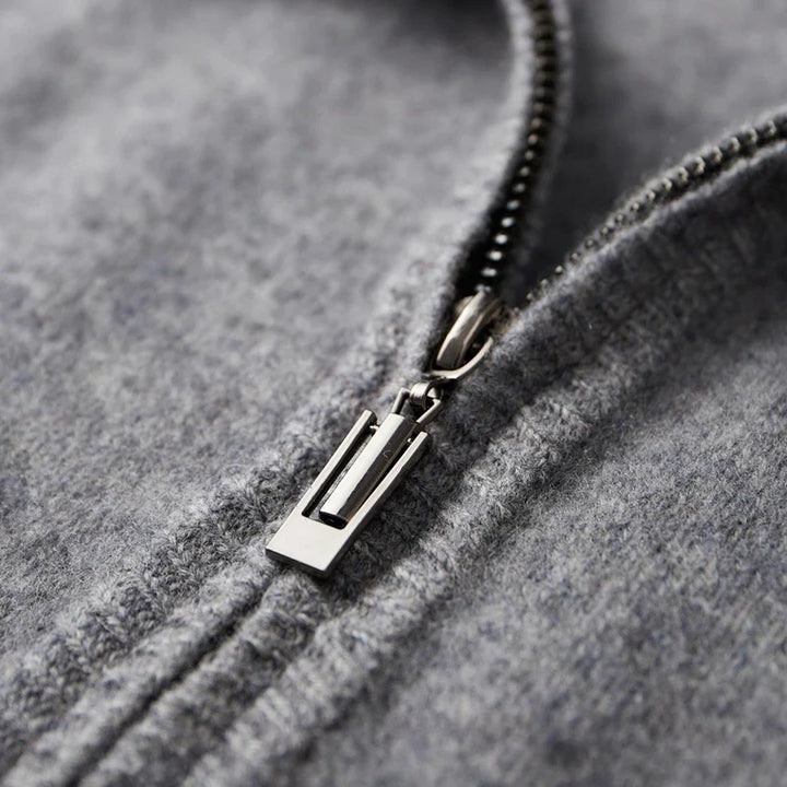 Chaqueta Riku de cachemira con cremallera