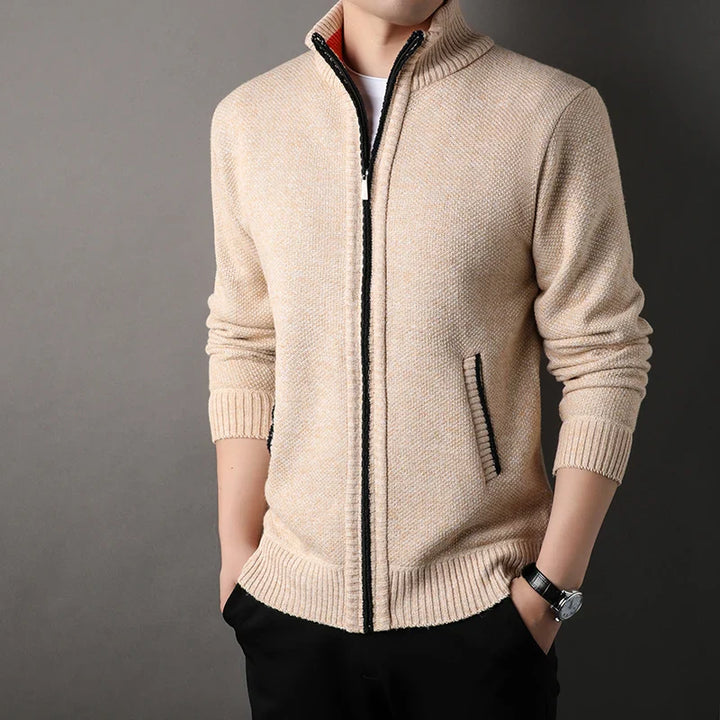Veste en maille Calvin légère à fermeture intégrale pour homme