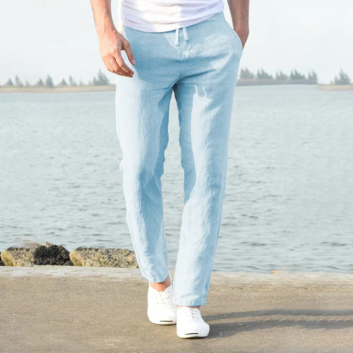 Men's Relaxed Slim Fit Drawstring Pants