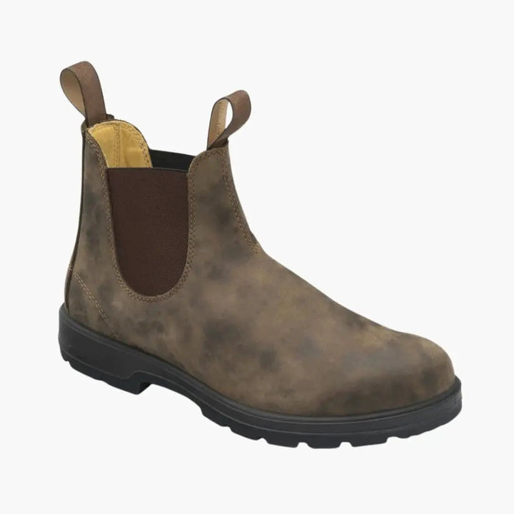 Botines Chelsea clásicos sin cordones para hombre