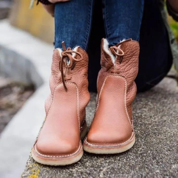 Botas de invierno impermeables para mujer, ideales para la nieve
