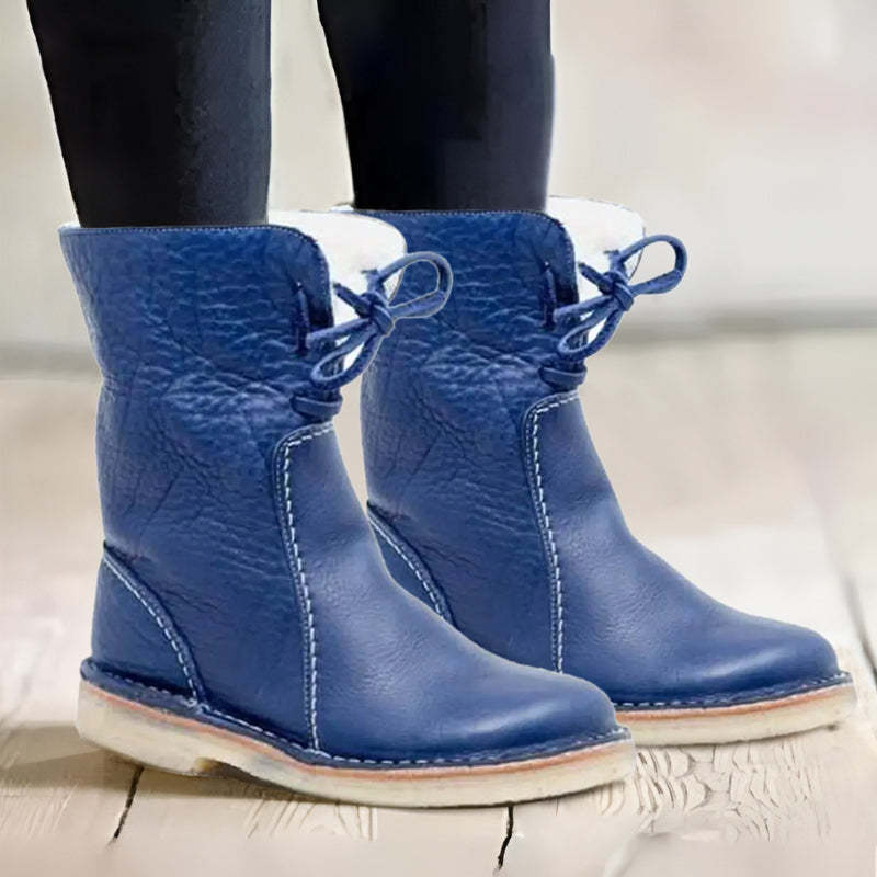 Botas de invierno impermeables para mujer, ideales para la nieve