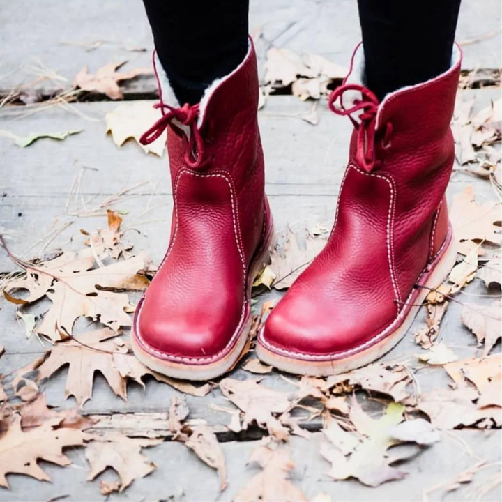 Botas de invierno impermeables para mujer, ideales para la nieve