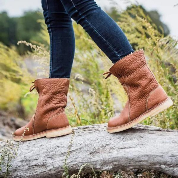 Botas de invierno impermeables para mujer, ideales para la nieve