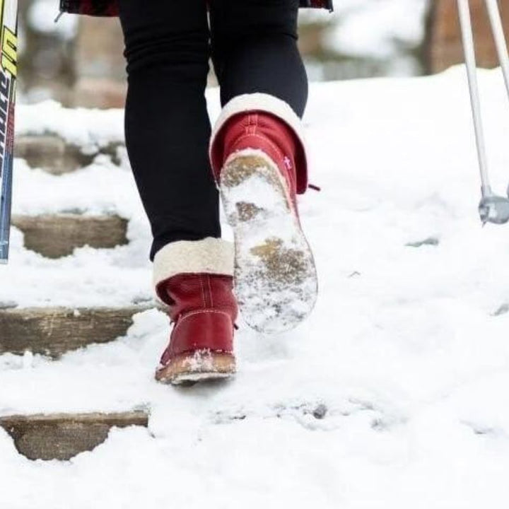 Botas de invierno impermeables para mujer, ideales para la nieve