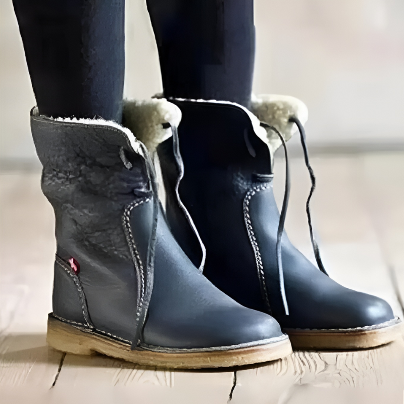 Botas de invierno impermeables para mujer, ideales para la nieve