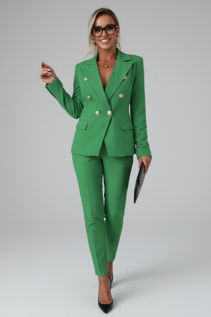 Women's Blazer and Trousers Two-Piece Suit Set - photo 21