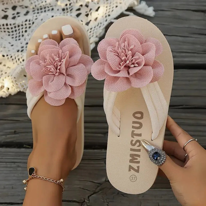 Ally - Women's Summer Floral Slide Sandals
