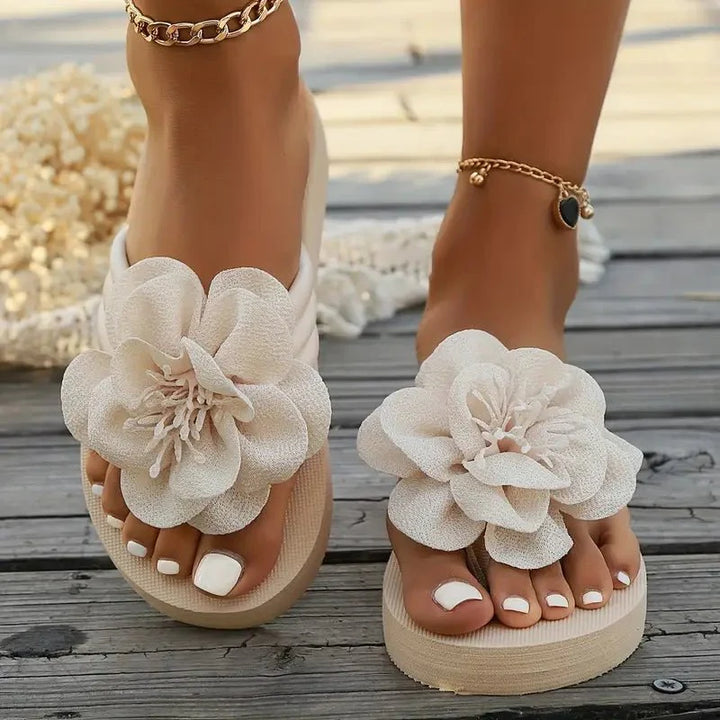 Ally - Women's Summer Floral Slide Sandals