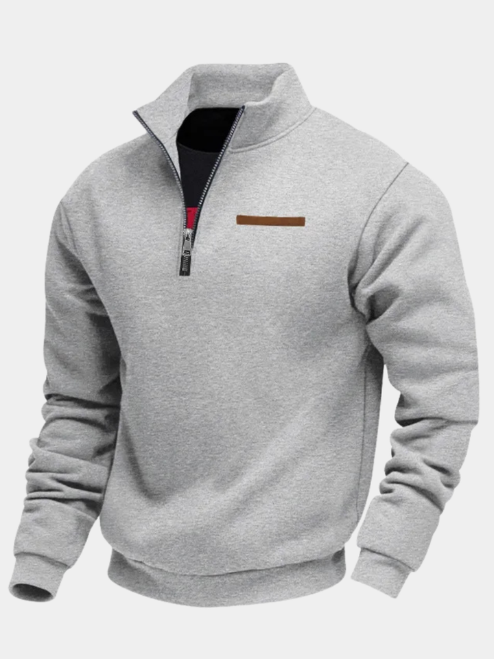 Sudadera de forro polar informal para hombre