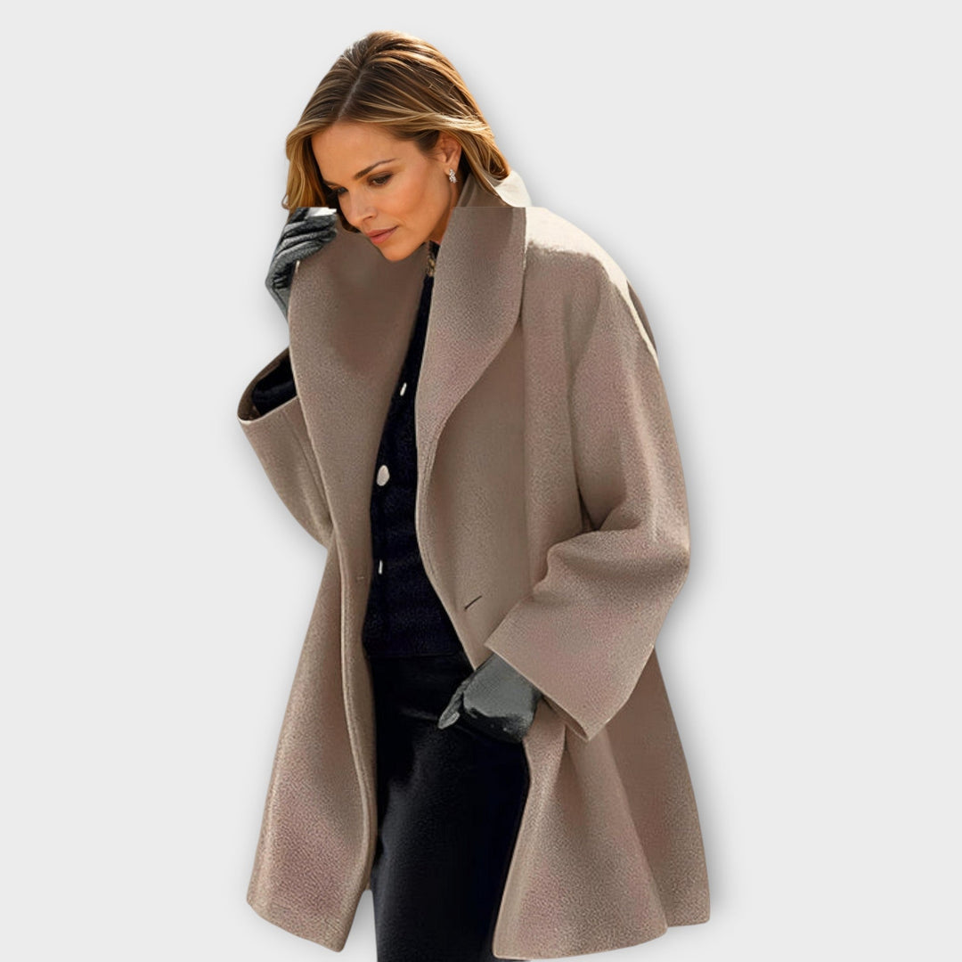 Maria - Manteau d’hiver oversize à large col pour femme