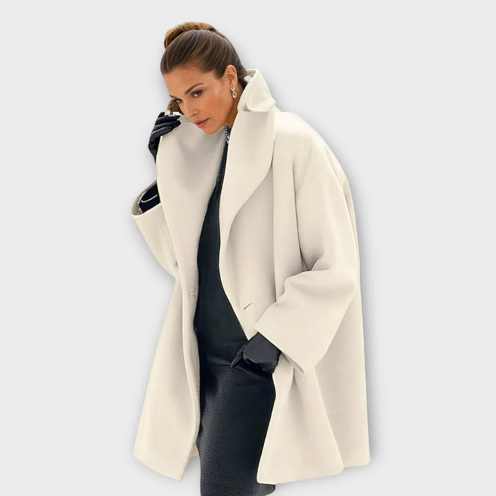 Maria - Manteau d’hiver oversize à large col pour femme