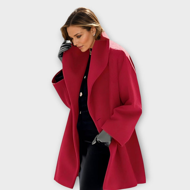 Maria - Manteau d’hiver oversize à large col pour femme