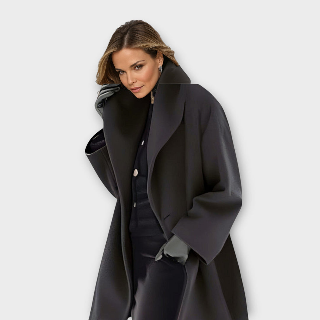 Maria - Manteau d’hiver oversize à large col pour femme