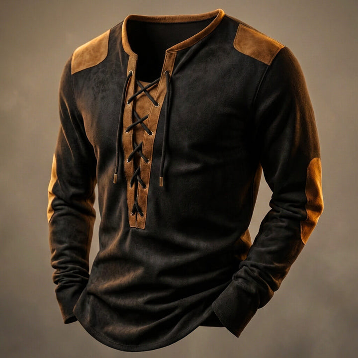 Πουκάμισο Henley Dean Prestige με δέσιμο