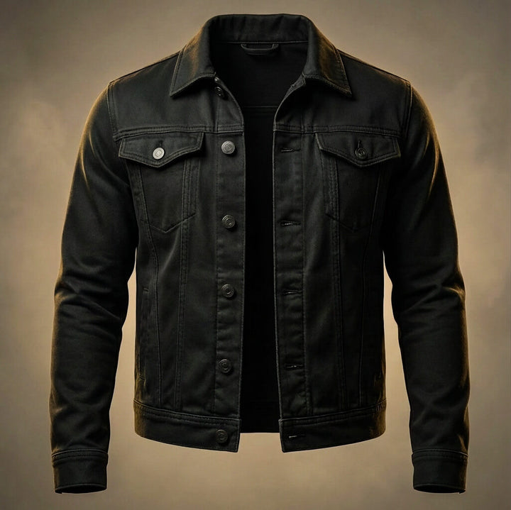 Brock Organic Denim Jacket with Pockets