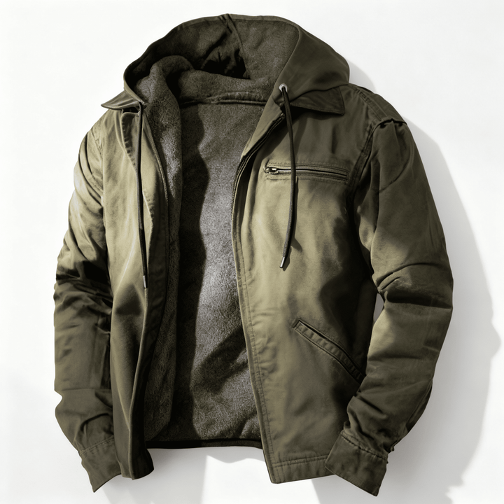 Chaqueta con capucha Oliver | Chaqueta con capucha, cremallera y cordón