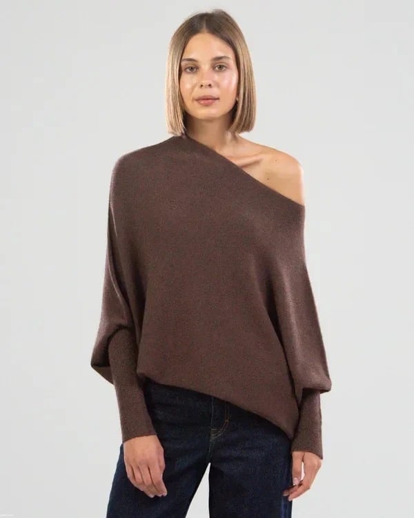Suéter elegante de cachemira para mujer | Perfecto para el invierno