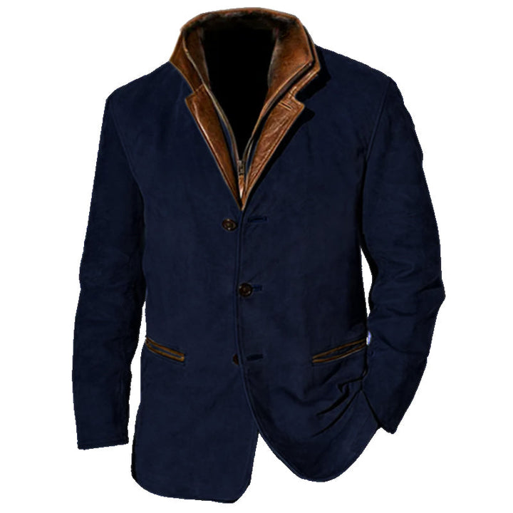 Veste blazer pour homme | Style chic décontracté avec col à revers