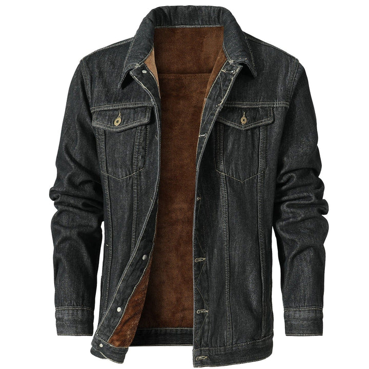 Veste classique en jean pour homme