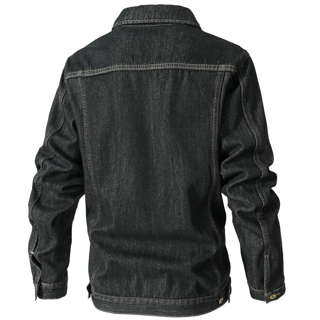 Veste classique en jean pour homme